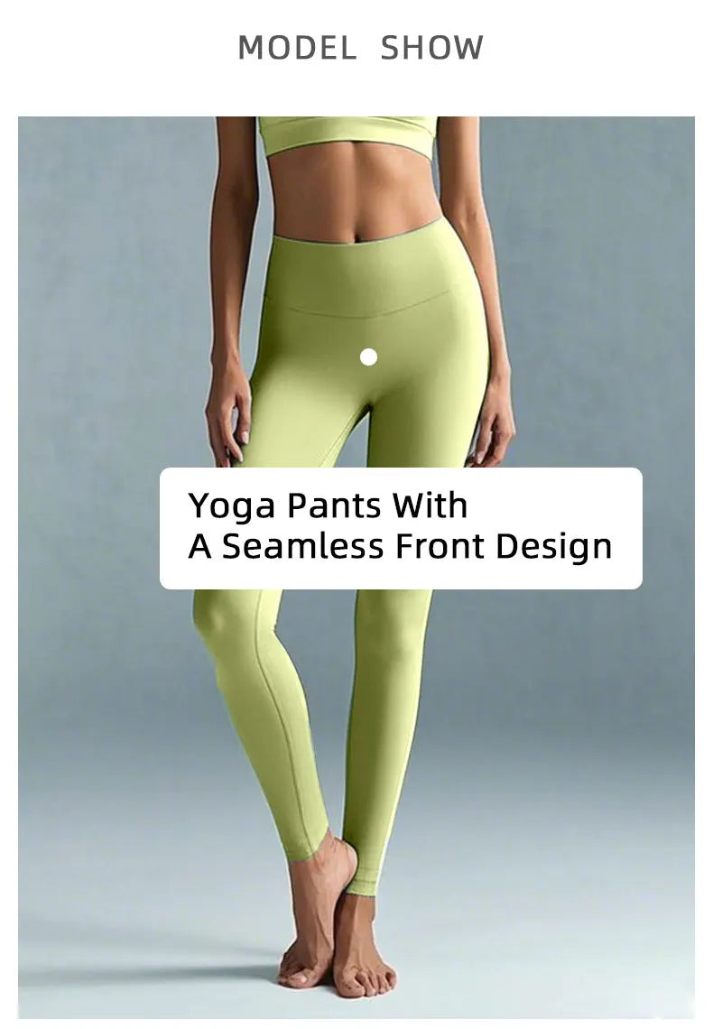 Summer Sale High-Waist Yoga Pants - 4-Way Stretch Quick-Dry Leggings for Running Cycling Gym Workout