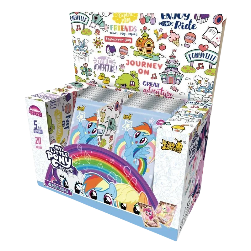KAYOU Genuine New My Little Pony Friendship Eternal Star Bag 2 Rhythm Moon AR Gilded Decoration OR Collection Card Gift