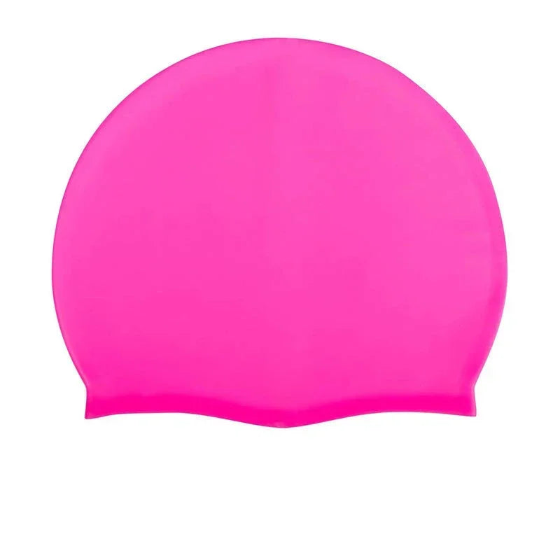 Swimming Cap Silicone Waterproof Swim Hat for Men Women Adult Kids Pool Caps Diving Swimming Equipment Elastic Caps 2025