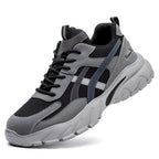 Man Safety Shoes Puncture-Proof Work Sneakers Lightweight Work Shoes Men Steel Toe Shoes Safety Boots Indestructible Shoes