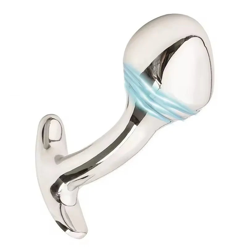 Small Medium Large Anal Beads Butt Plug Set Fake Dildo Metal Anal Plug Wearable Insert Sex Toy For Male Female