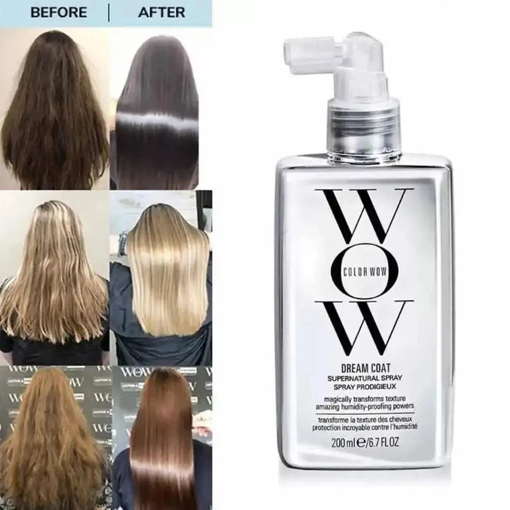 WOW Anti-Moisture Hair Spray For Extremely Frizzy Hair Softening Shampoo Glazed Smoothing Conditioner Moisturising Hair Care
