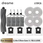 For Dreame L10s Ultra Gen 3 Gen3 / RLL53SE Replacement Parts Accessories Main Side Brush Filter Mop Pad Dust Bag