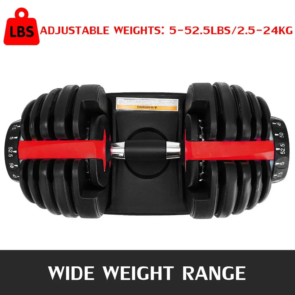 SIHAO Adjustable 52.5lbs Dumbbell Fitness Equipment Training Arm Muscles Dumbbell Free Shipping Adjustable Bumbbell