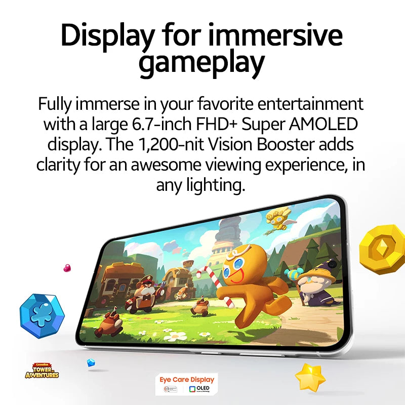 Samsung Galaxy A56 5G Smartphone 6.7inches Super AMOLED Display 120Hz Refresh Rate 50MP Rear Camera 5000mAh Battery 8GB 256GB