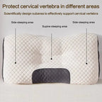 New Neck Pillow Help Sleep And Protect The Neck Cervical Orthopedic Soybean Fiber Massage Household SPA Pillow For Sleeping