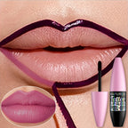 7 Colors Waterproof Lip Tint Peel Off Lip Liner Tattoo Lipgloss Long Lasting Matte Pink Red Brown Contour Makeup Lips Stain Gift