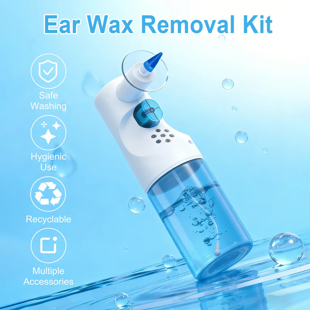 Portable Ear Wax Removal Tools Ear Irrigation Cleaner Home Ear Care Washing Cleaning Tool