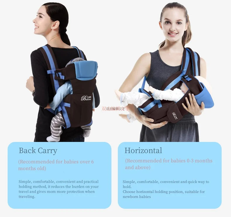 Baby Carrier Backpack 4 in 1 Things for Babies Accessories Kangaroo Accessory Sling Stuff Children's Newborn Infant Ergonomic