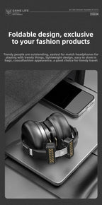 Onikuma Bluetooth Headphones Over Ear Hifi Stereo Music Headset Professional True Sports with Earphones TF/AUX Music Player