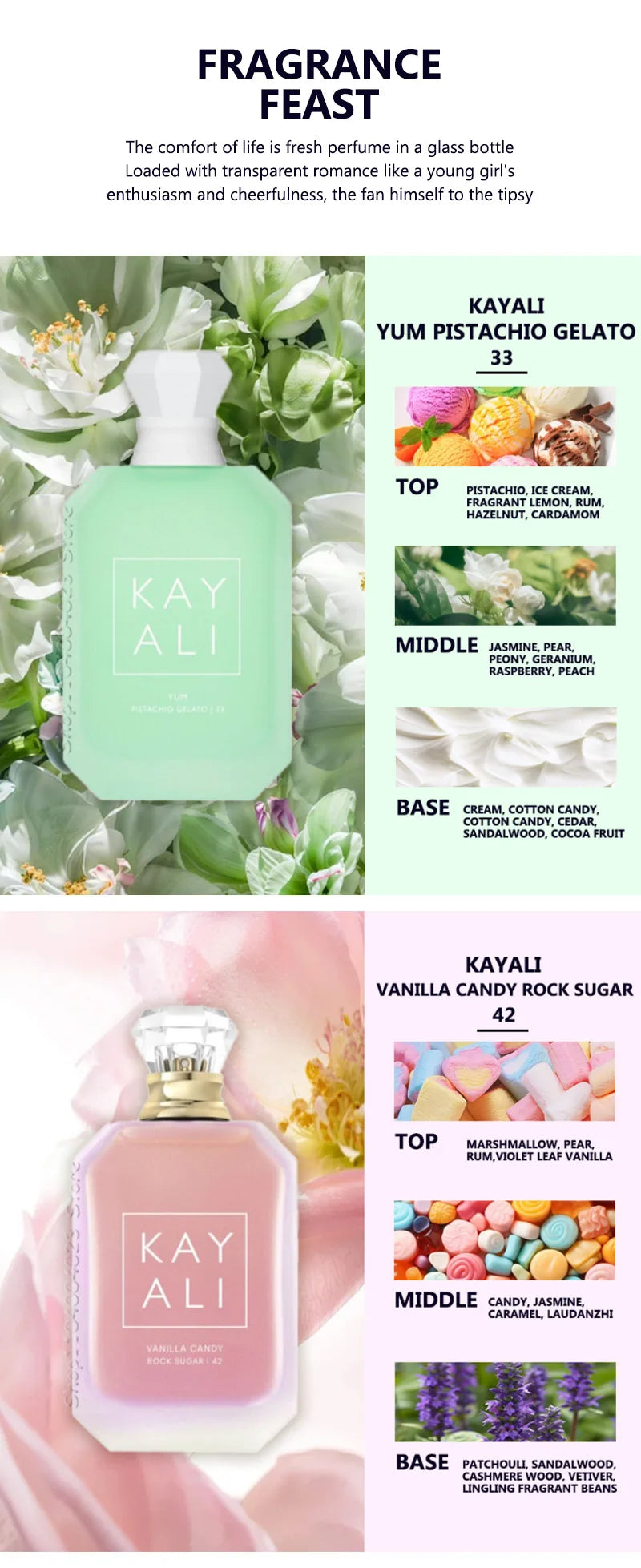 KAYALI 100ml EDP Intense Spray - Sweet Fruity Floral & Warm Woody Unisex Fragrance | Long-lasting, Confidence-Boosting Scent