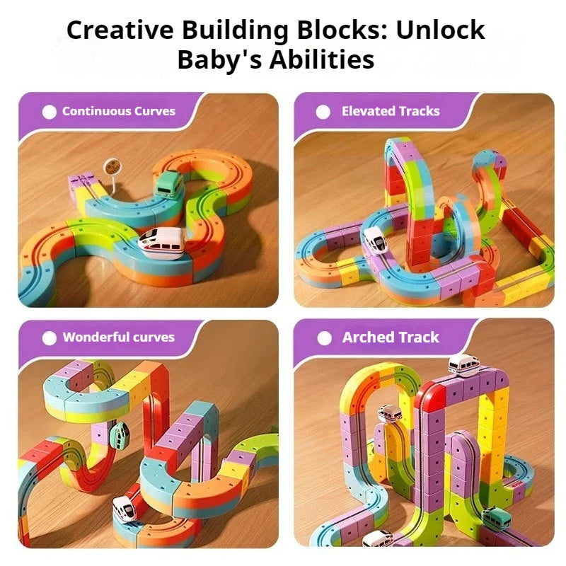 Electric Magnetic Levitation Train Set for Kids - Anti-Gravity DIY Assembly Magnetic Assembly Track Educational Toy for Boys Secondary image