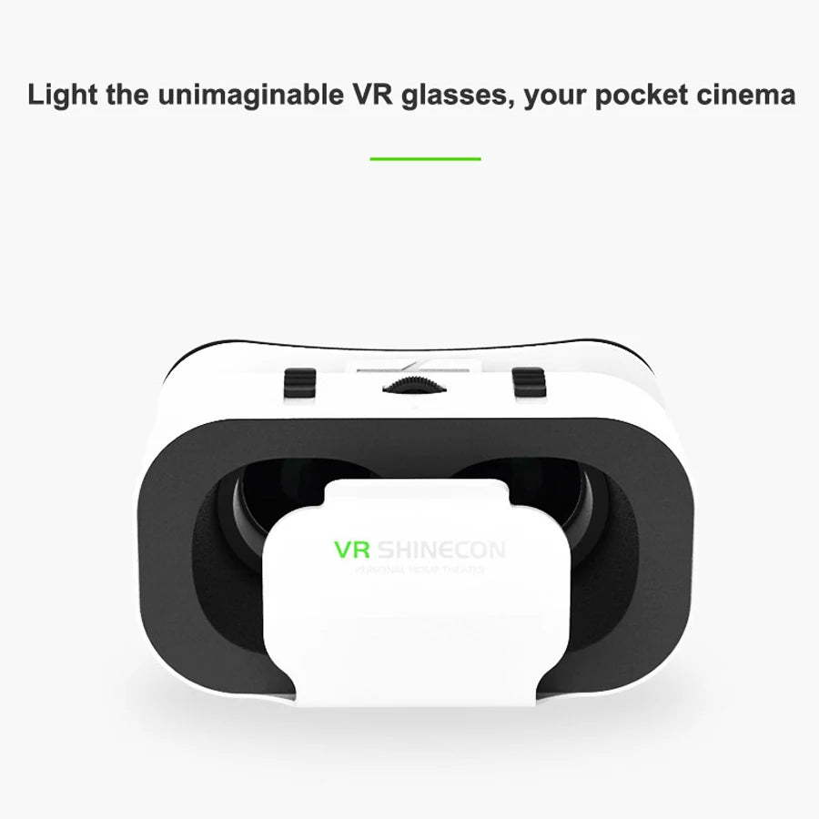 Shinecon Viar Virtual Reality VR Glasses Headset 3D Device Helmet Goggles Lenses For Smartphone Smart Phone Game Cell Mobile Set Secondary image