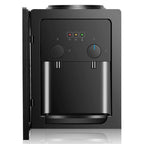 Hot Cold Electric Water Dispenser, 3kg Compact Desktop Water Cooler, Stainless Steel Inner Tank for Home Office