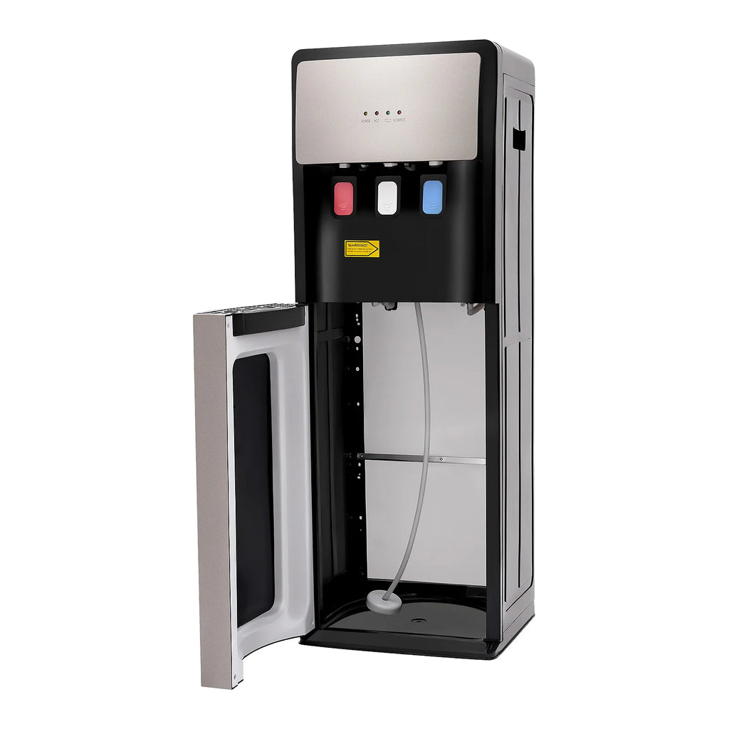 Electric Hot and Cold Water Cooler Dispenser, Versatile Standing Bottom Loading Water Dispenser for Home Office, 110V US/220V EU