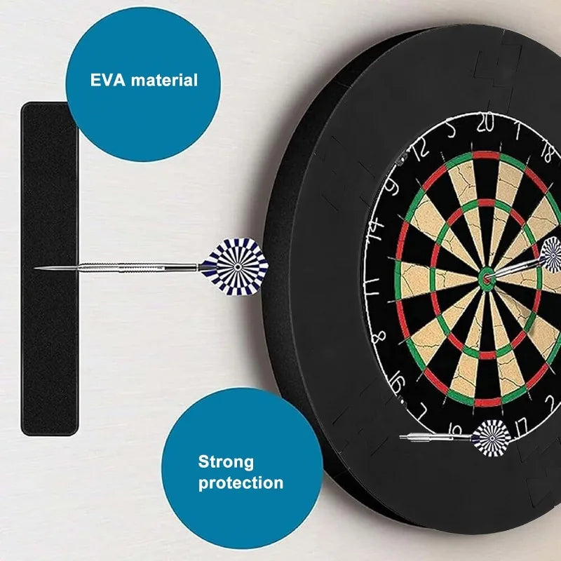 EVA Dartboard Surround Jigsaw Dart Board Protection Ring Lightweight Wall Dart Backboard Ring Removable Dartboard Surround Ring Secondary image