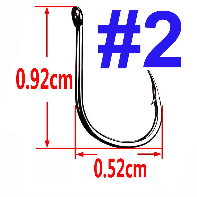 100/50/25 pcs Iseama Carp Fishing Hook Offset Circle Hook Single Fly Fishing Jig Hook Barbed sea Fishhook Tackle Accessories