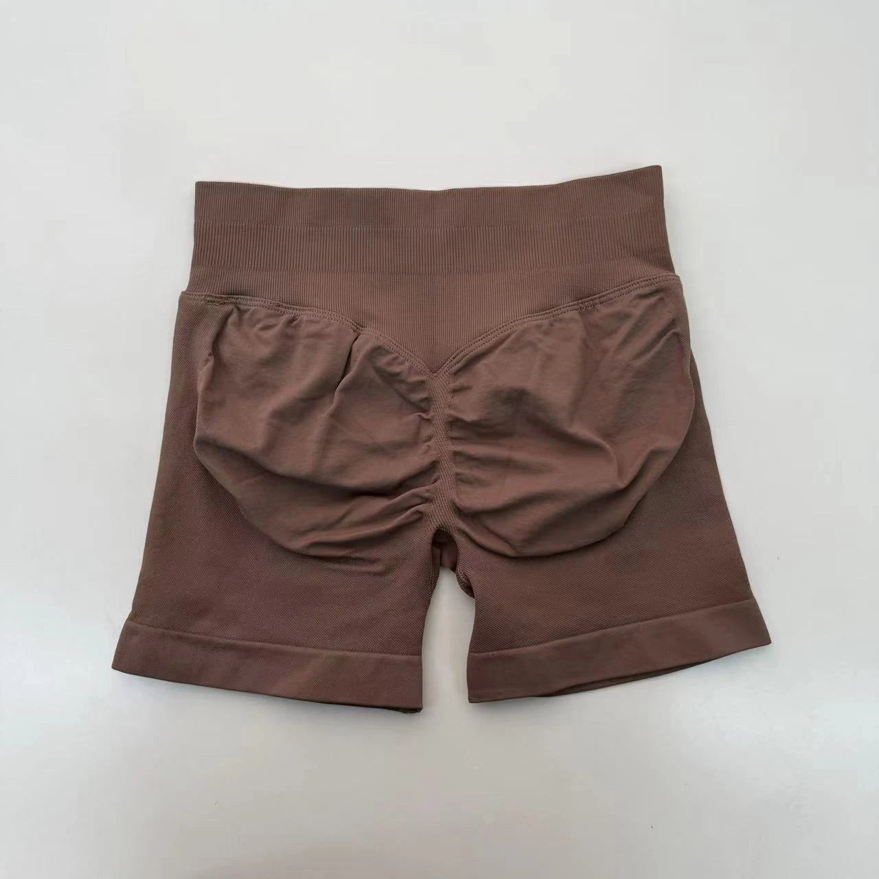 Impact Shorts 4.5" Seamless High Stretch Low Ribbed Band Subtle Glute Contour Shorts Fitness Workout Yoga Gym Shorts