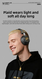 Onikuma Bluetooth Headphones Over Ear Hifi Stereo Music Headset Professional True Sports with Earphones TF/AUX Music Player