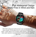 2026New AI-Diagnosis Care Smartwatch ECG+PPG Accurate Uric Acid Blood Pressure Body Fat Five organ Fitness Waterproof Smartwatch