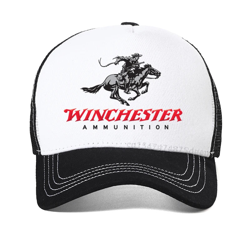 Tactical Winchester Shooting Sports Baseball Cap Fishing Caps Men Outdoor Hunting Jungle Hat Hiking Mesh breathable hats Main image