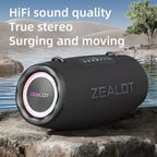ZEALOT-S87 Outdoor Portable Wireless Bluetooth Speaker 80W High Volume Subwoofer Sound  Performace IPX6 Waterproof camping