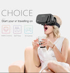 VR Glasses 3D Virtual Reality Headset Devices Helmet Lenses Goggles Smart For Smartphones Phone Cell Mobile Game Viar Viewer Set