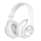 Headsets Gamer Headphones Blutooth Surround Sound Stereo Wireless Earphone USB With MicroPhone Colourful Light PC Laptop Headset