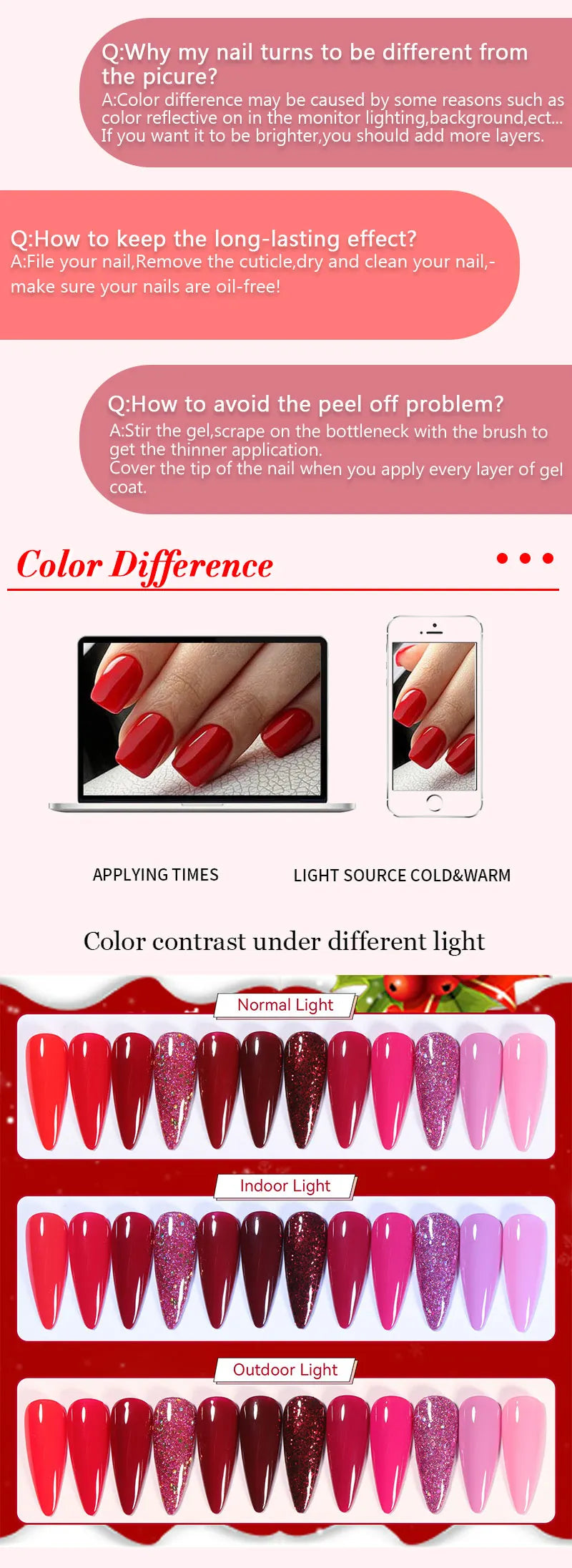 LILYCUTE 6PCS Gel Nail Polish Set Summer Neon Nail Gel Kits For DIY Nail Vernis Semi Permanent UV Lamp Gellak Nail Varnish Set