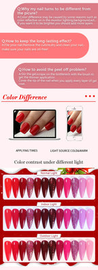LILYCUTE 6PCS Gel Nail Polish Set Summer Neon Nail Gel Kits For DIY Nail Vernis Semi Permanent UV Lamp Gellak Nail Varnish Set