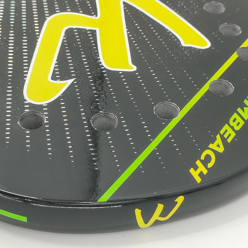 Camewin 3K Beach Tennis Racket Full Carbon Fiber Rough Surface Outdoor Sports Racket For Men Women Adult Tennis Racket The New