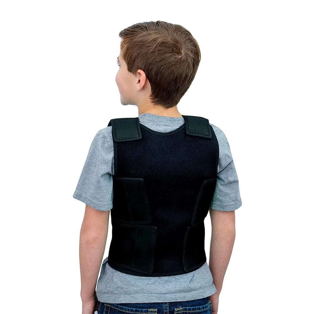 Sensory Deep Pressure Vest for Kids Comfort Compression Vest for Autism Hyperactivity Mood Processing Disorders Breathable