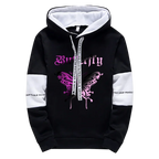 Girls Urban Fashion Loose Coat Letter Print Hoodie for Woman High Grade Y2K Korean Style Hooded Long Sleeve Sweatshirt