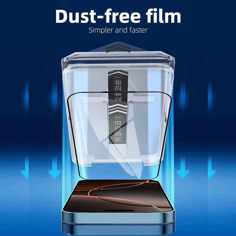 5PCS Dust Free Privacy Screen Protector For iPhone 17 Pro Max  16 Pro Max 15 14 11 12 13 X XR 16e Air Anti-spy Glass Easy Insta