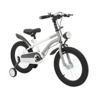 16 Inch Children's Bicycle Carbon Steel Mountain Bike with Auxiliary Wheels & LED Light for 5-8 Years Old,Height Adjustable,60Kg