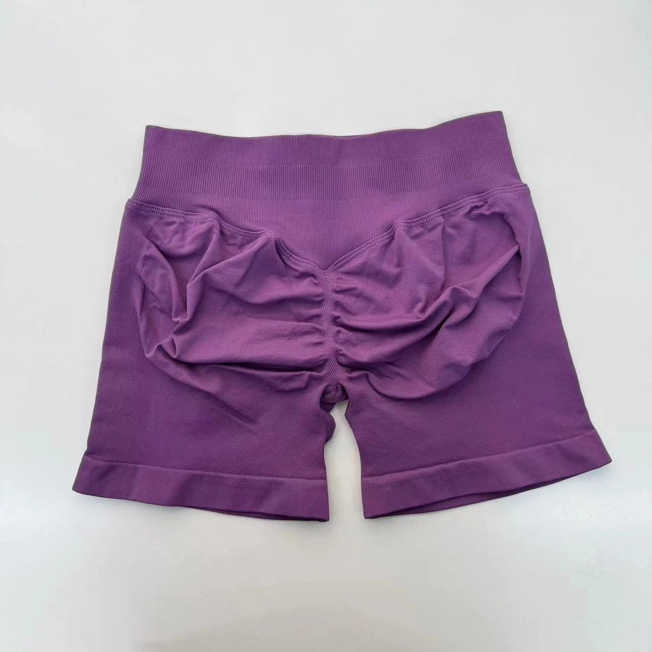 Impact Shorts 4.5" Seamless High Stretch Low Ribbed Band Subtle Glute Contour Shorts Fitness Workout Yoga Gym Shorts