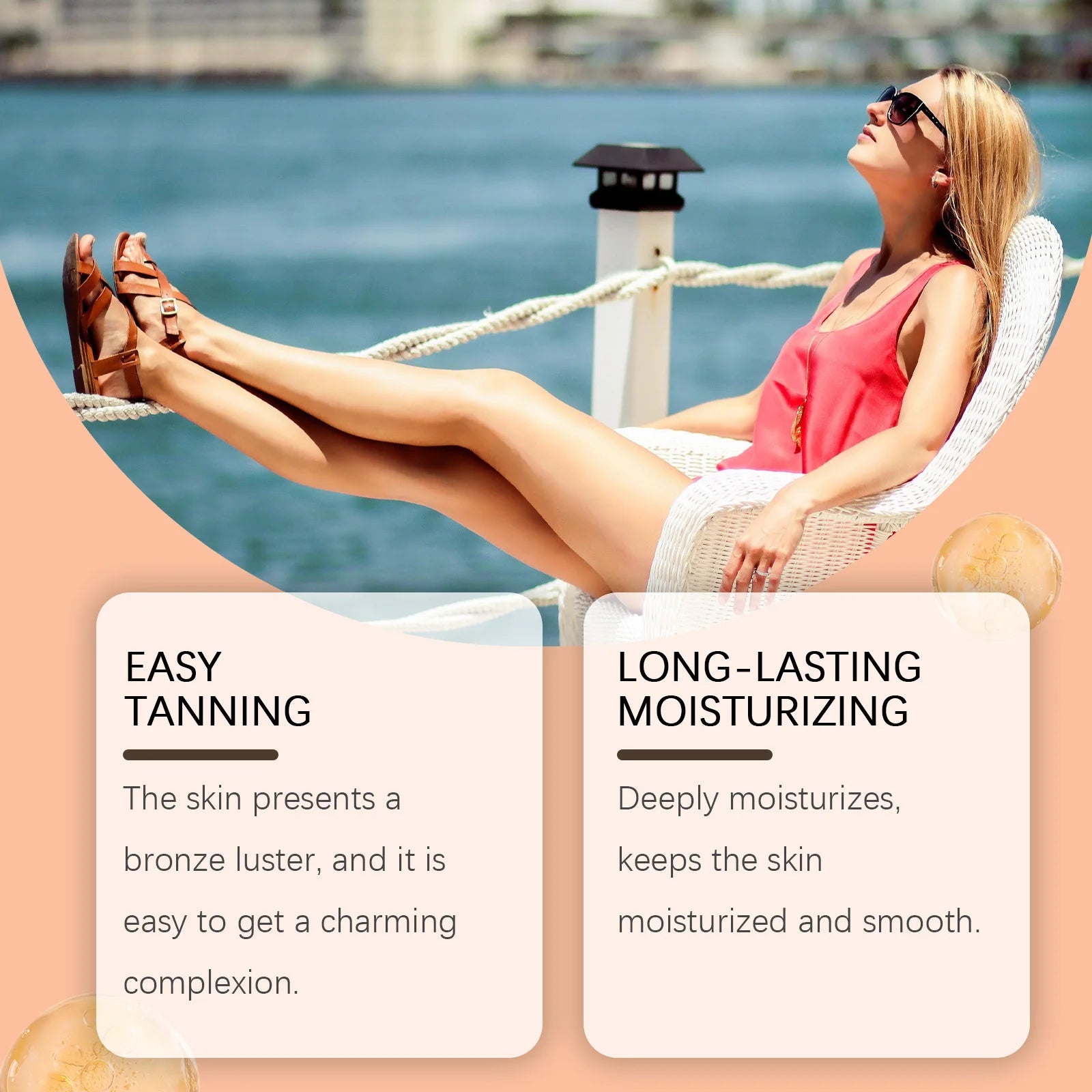 Body Tanning Gel Hydrating Lasting Natural Bronzing Soothe Drying Even Skin Tone Accelerate Dark Skin Sun Tanning Body Cream