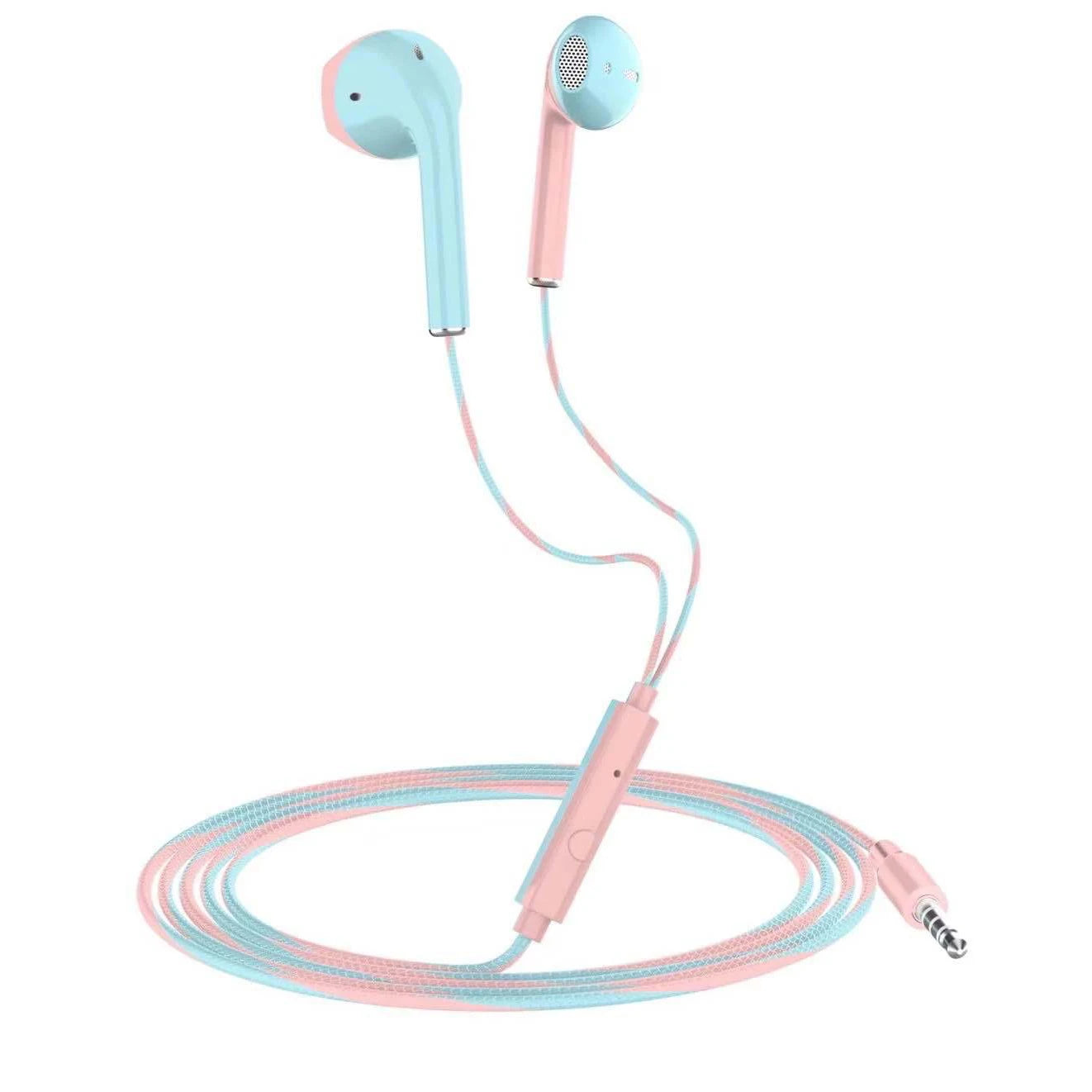 3.5mm Wired Headphones With Bass Earbuds Stereo Earphone Music Sport Gaming Headset With mic For Xiaomi IPhone Huawei Samsung Main image