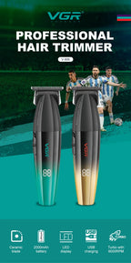 VGR Hair Clipper Professional Hair Cut Machine Face Shaver Barber Clippers Beard Trimmer Metal Trimmer for Men V-003 V-906 V-308