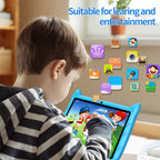 BDF Cartoon Pattern 7 Inch Kids Tablet Quad Core 4GB RAM 64GB ROM Android 13 Google Learning Education Games Tablets 4000mAh