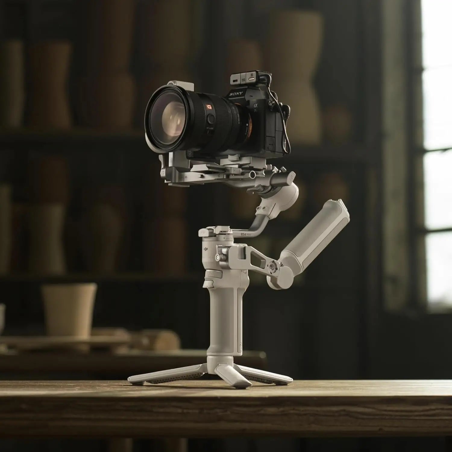 DJI RS 4 Mini Handheld Gimbal Stabilizer For Sony A7/ ZV Camera And Smartphones Intelligent Tracking 4th-Gen Stabilization
