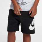 Nike genuine summer children's retro sports logo printed straight leg shorts HA5017-023