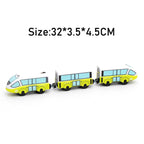 RC Electric Train Set Locomotive Magnetic Train Diecast Slot Toy Fit for Brand Wooden Railway Tracks Toys for Children Gifts