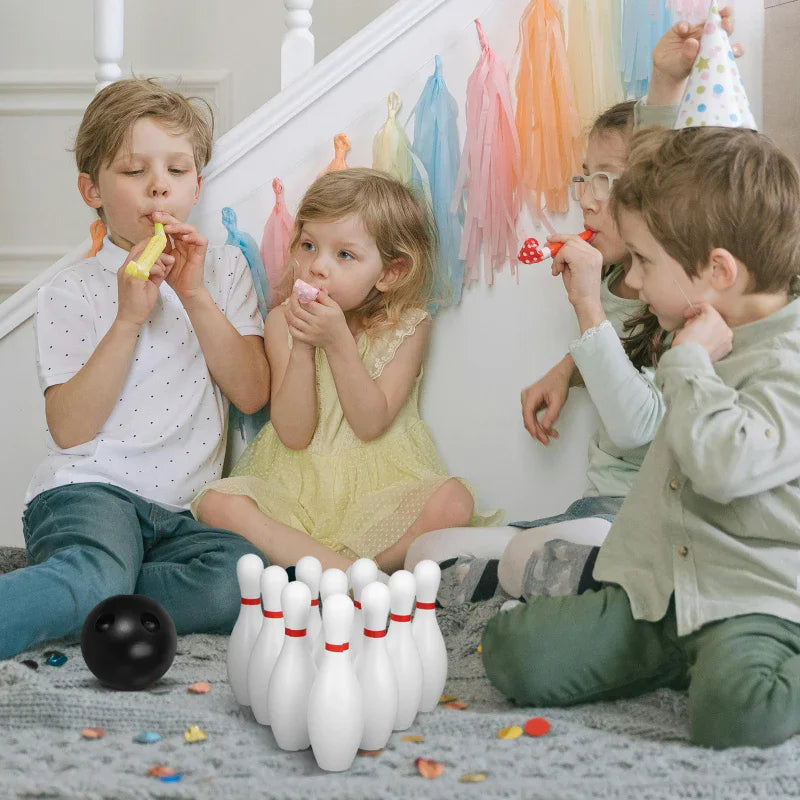 Kids Bowling Set Family Indoor Ball Party Game Sports Toys Balls Pins Bowling Toy Plastic Funny Bowling Set Children Game TMZ