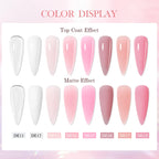 24PCS/Set 20ml Poly Naili Extension Gel  Kit Mini UV Lamp Sealer With Base Top Coat Professional Poly UVNail Gel Kit Starter Kit