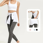 Gym Skirt Wrap Covering Buttocks Workout Fitness Wear Dance Ballet Skirts for Women Sport Yoga Dress Short Thigh Cover Skirt