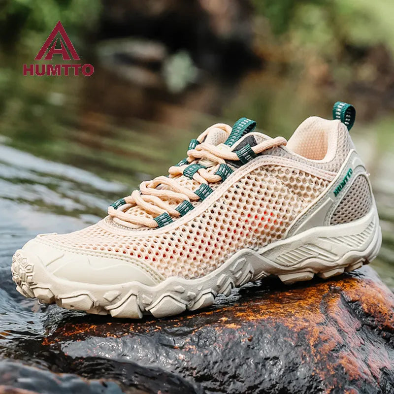 HUMTTO Hiking Shoes Men Breathable Outdoor Sports Climbing Shoes hunting shoes women Trekking Sneakers ankle boots Tactical shoe Main image