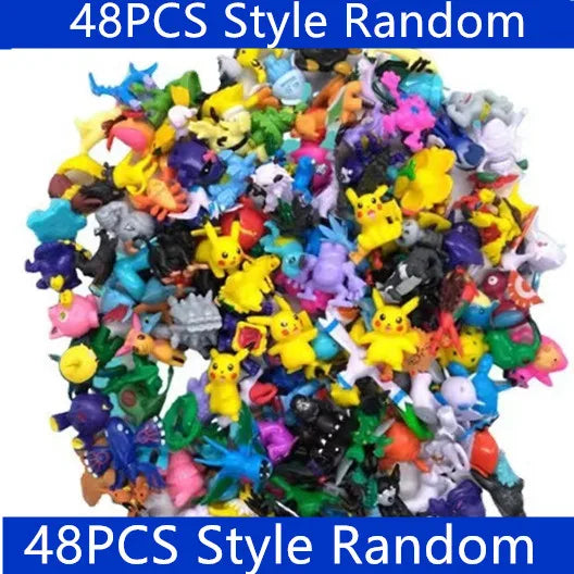 144 Style Anime  Action Figure Model Pokemon Figure Toys Ornamental Decoration Collect Toys For Children's Christmas Gift