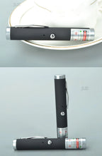 Portable USB Green Laser-Pointer 2 In 1 Detachable Lamp Holder Mini Laser Pen Visible Focus Red Combination For Hunting