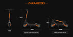 KuKirin G3 Pro Adult Electric Scooter 1200W*2 Motor All-Terrain Escooter 10 Inch Tire 52V23.4Ah Battery E-Mountain E-Scooter